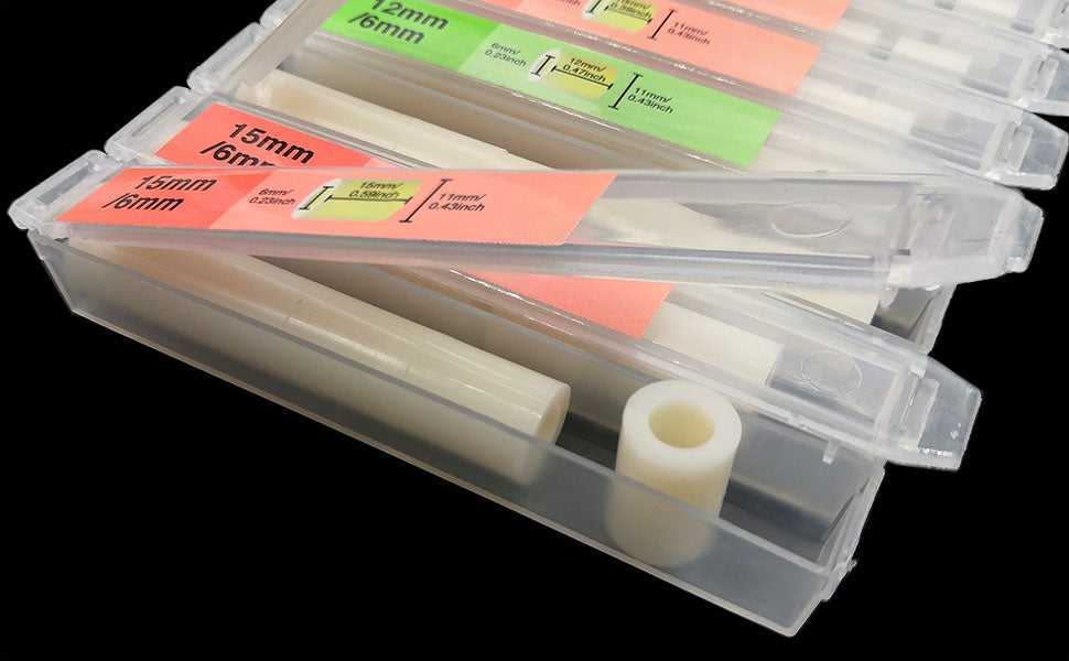 151 pcs Nylon Spacers Round Plastic Wall Plate  Standoff Assortment Kit