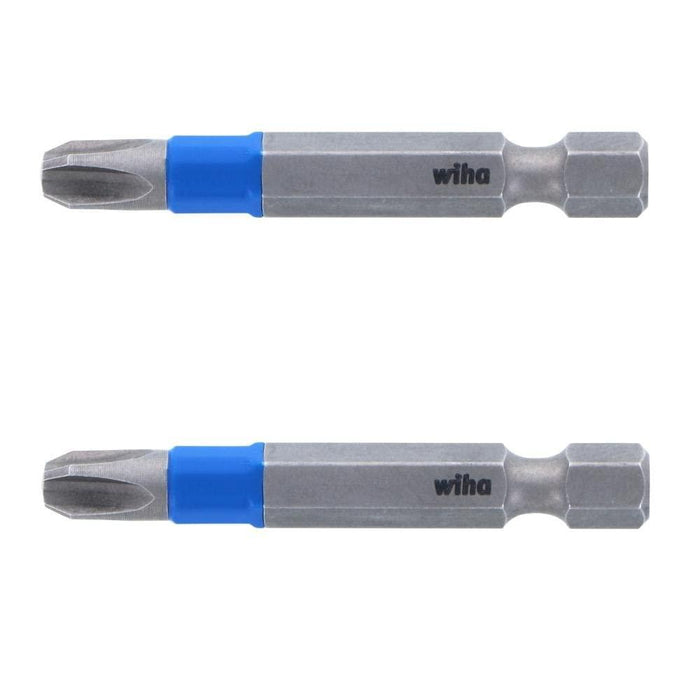 Wiha TerminatorBlue Impact Bit Phillips #3-2 Inch - 2 Pack