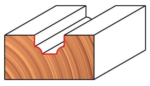 Freud 39-100 3/4-Inch Diameter Cove & Bead Groove Router Bit with 1/4-Inch Shank