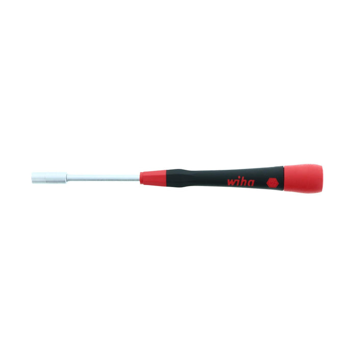 Wiha 26587 Nut Driver With Precision Soft PicoFinish Handle, Metric, 5.0 x 60mm