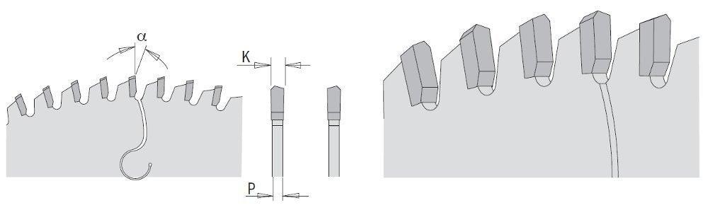 CMT 222.080.10 Industrial Plexiglass and Plastic Saw Blade, 10-Inch x 80 Teeth MATB Grind with 5/8-Inch Bore