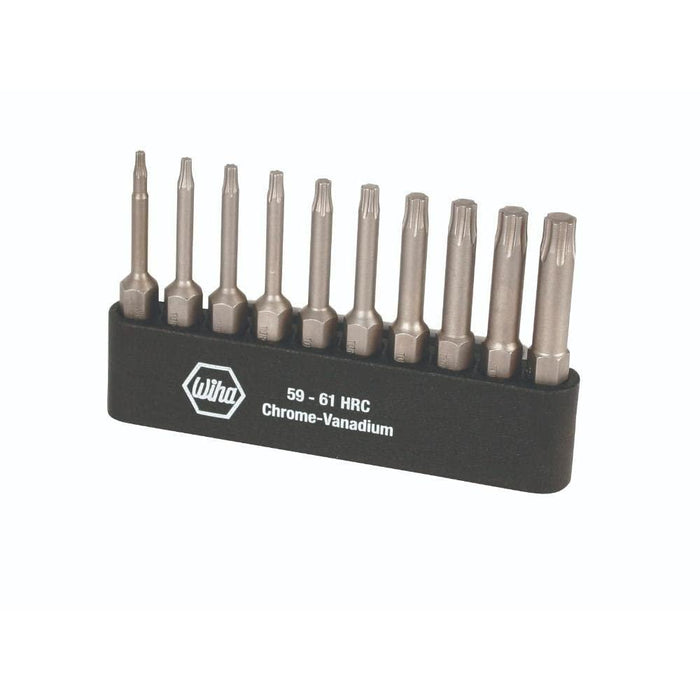 Wiha 74982 Torx Plus Power Bit Set, Includes IP6-IP40 with Holder, 10-Piece