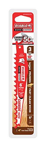 3PK 6 TCT Fast Wood + Pruning