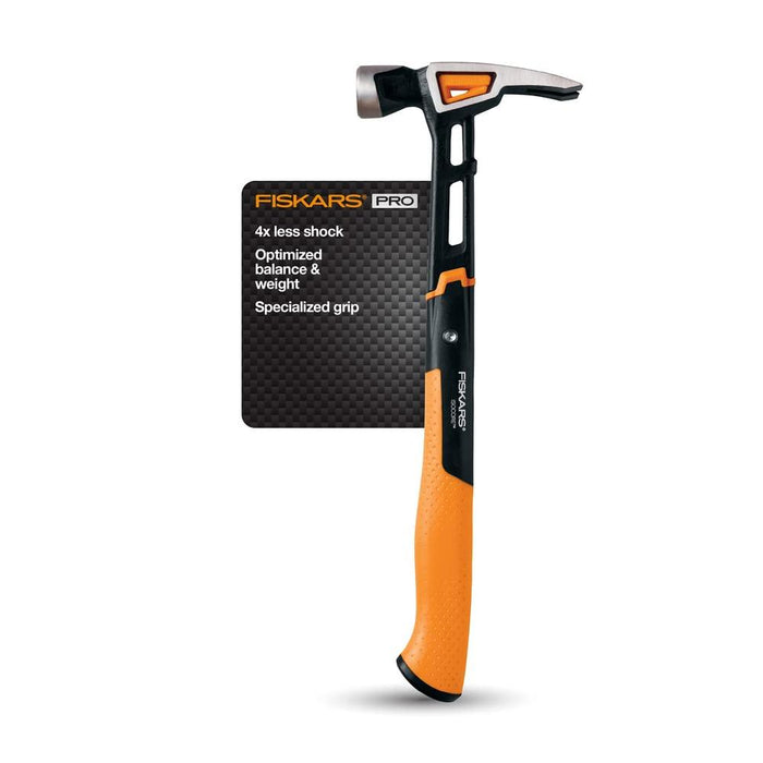 Fiskars IsoCore 20 oz General Use Hammer 13.5 Inch