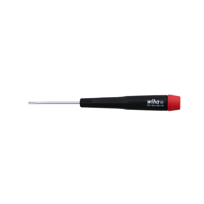 Wiha 96020 Slotted Screwdriver with Precision Handle, 2.0 x 40mm