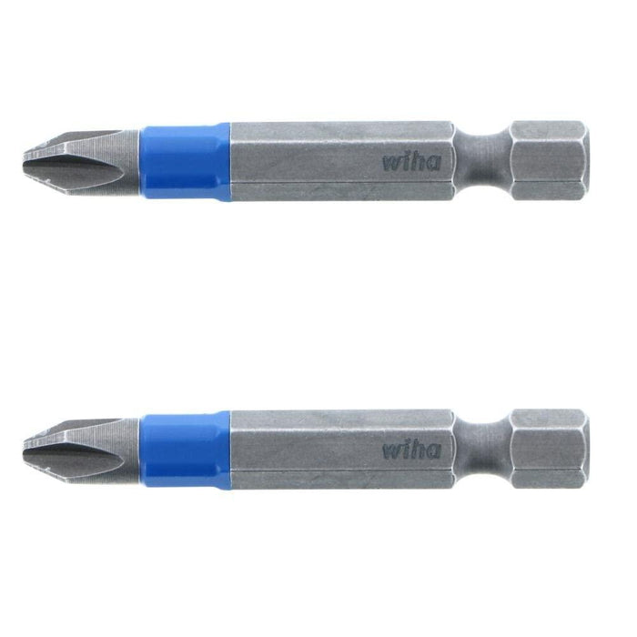 Wiha TerminatorBlue Impact Bit Phillips #2-2 Inch - 2 Pack