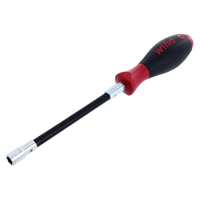 Wiha 37239 Long Flexible Shaft Nut Driver with SoftFinish Handle, Metric, 8.0 x 150mm