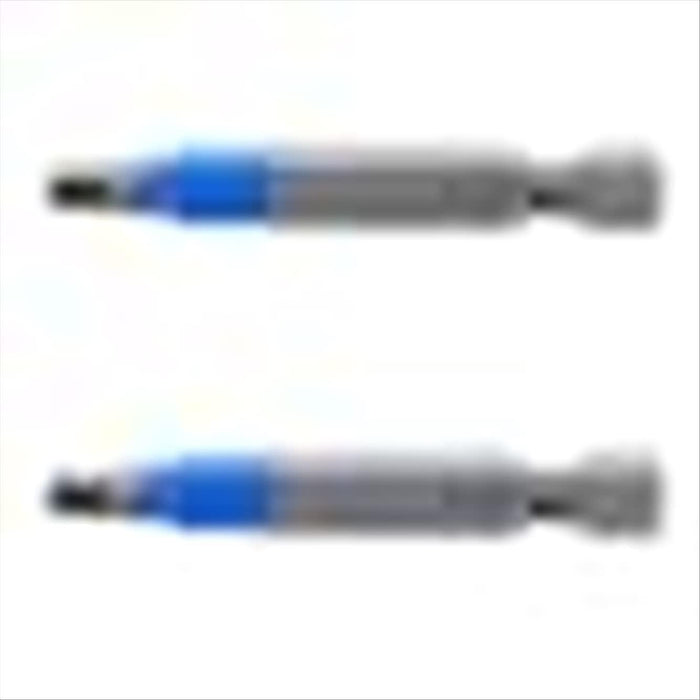 Wiha TerminatorBlue Impact Bit Square #2-2 Inch - 2 Pack