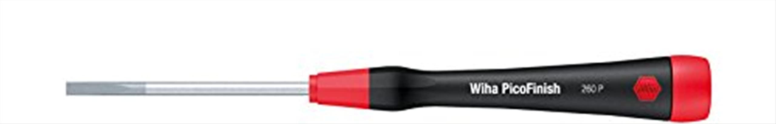 Wiha 26052 Slotted Screwdriver with PicoFinish Handle, 1.2 x 40mm