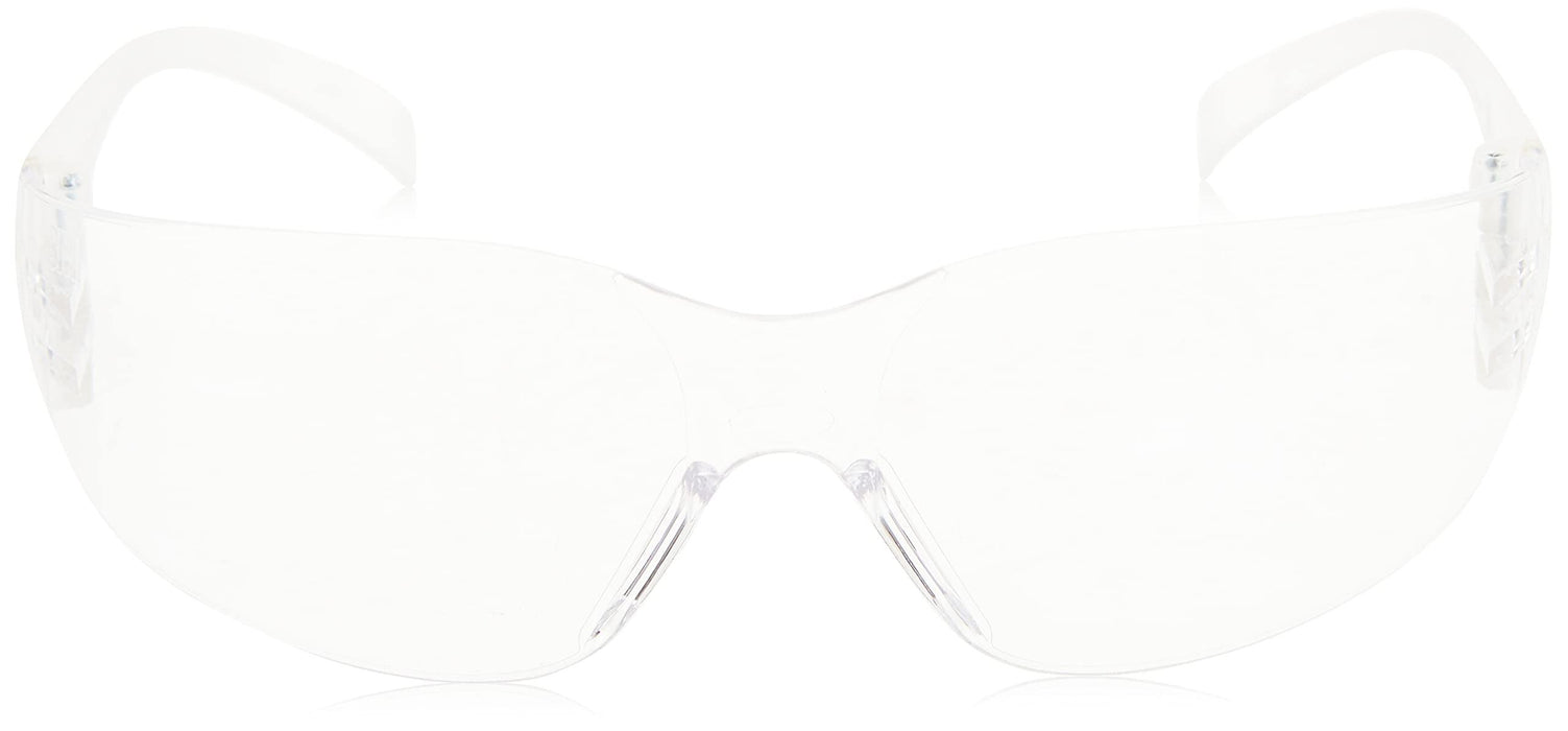 3M 90834-00000B Indoor Safety Eyewear, Clear Lens, Contractor Pack, 4-Pack