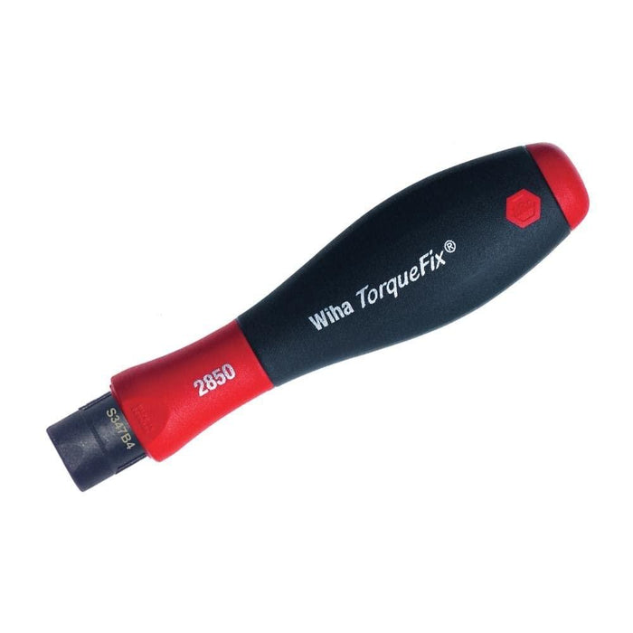 Wiha 28523 TorqueFix Handle With SoftFinish, Torque Pre Set 60 in-lbs