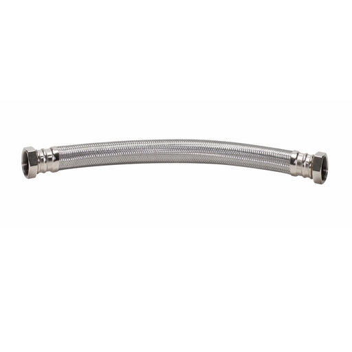 Fluidmaster 3/4 in. FIP X 3/4 in. D FIP 18 in. Stainless Steel Water Heater Supply Line