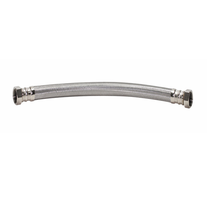 Fluidmaster 3/4 in. FIP X 3/4 in. D FIP 18 in. Stainless Steel Water Heater Supply Line