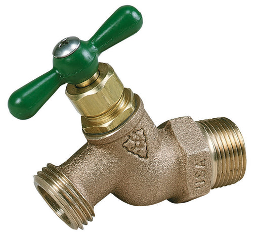 Arrowhead 1/2 in. MIP X 3/4 in. Hose Brass Bibb