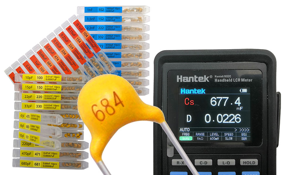 300 pcs 30 Types Multilayer Monolithic Ceramic Capacitor Assortment kit 10pf