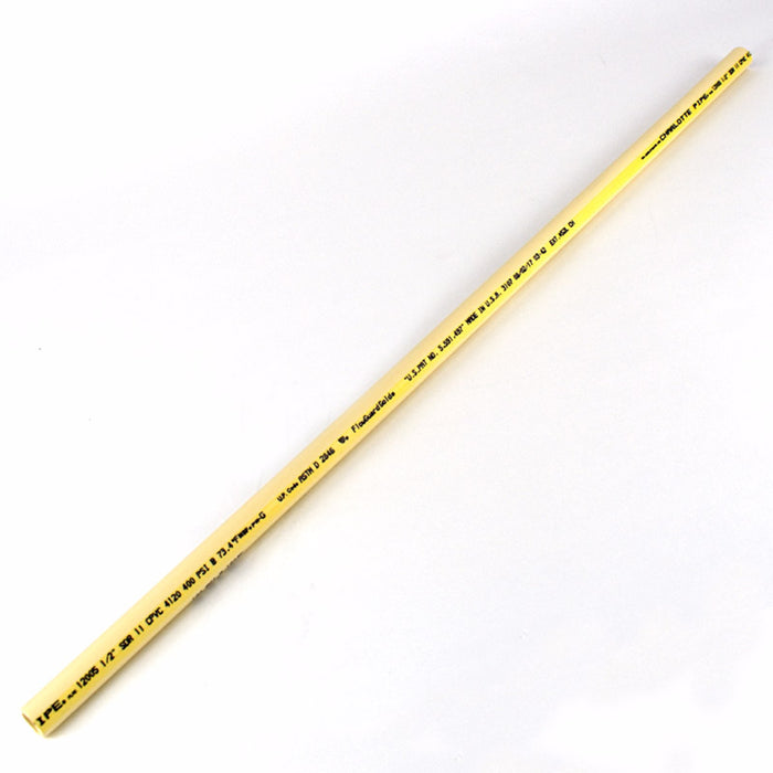 Charlotte Pipe Schedule 40 CPVC Pipe 1/2 in. D X 2 ft. L Plain End 100 psi