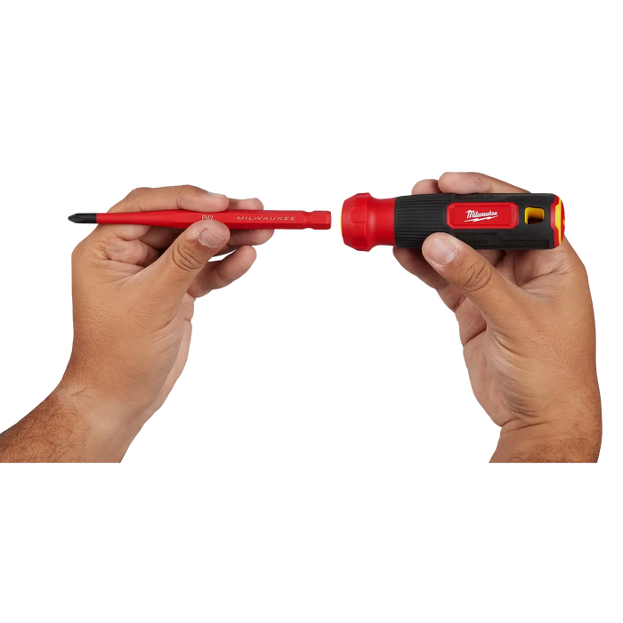 CHECK PRICES Milwaukee 8-in-1 1000V Insulated Slim Tip Multi-Bit Screwdriver 48-22-2218