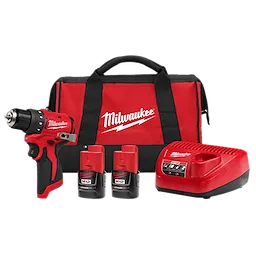 Milwaukee M12 Subcompact Brushless 3/8" Drill/Driver 2.0Ah Kit
