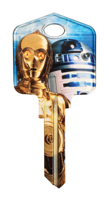 HILLMAN Star Wars Droids House/Padlock Universal Key Blank KW1/10 Single