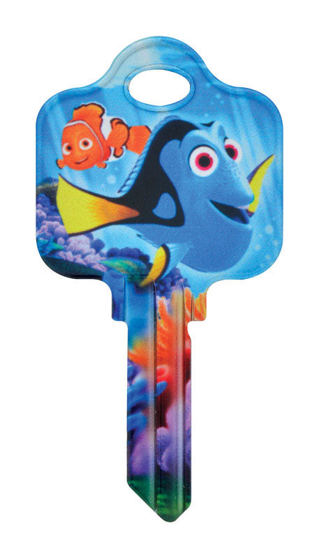 HILLMAN Disney Dory House/Padlock Universal Key Blank SC1 Single