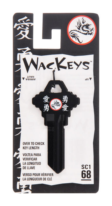 HILLMAN Wackey Dragon House/Office Universal Key Blank SC1 Single