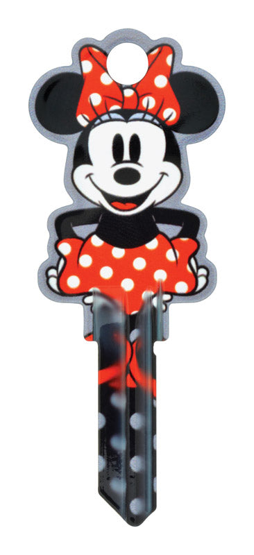 HILLMAN Disney Minnie House/Padlock Universal Key Blank KW1/10 Double