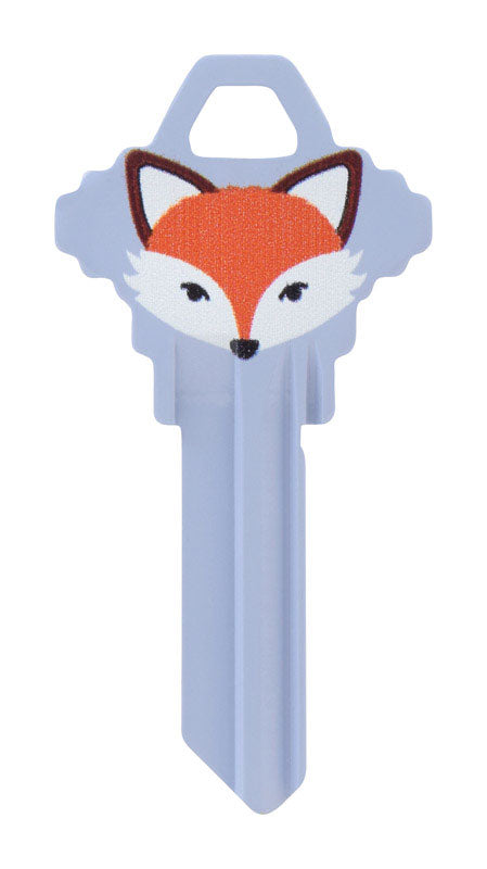 HILLMAN Wackey Fox House/Office Universal Key Blank SC1 Single