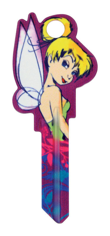 HILLMAN Disney Tinker Bell House/Padlock Universal Key Blank SC1 Double