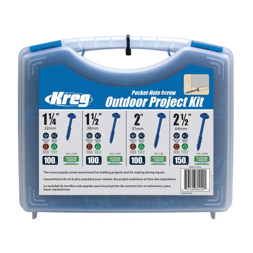 Kreg No. 8 X 2.25 in. L Square Ceramic Coarse Pocket-Hole Screw Kit 450 pk