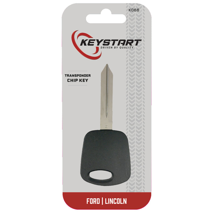 HILLMAN Transponder Key Automotive Replacement Key K066 Single For Ford