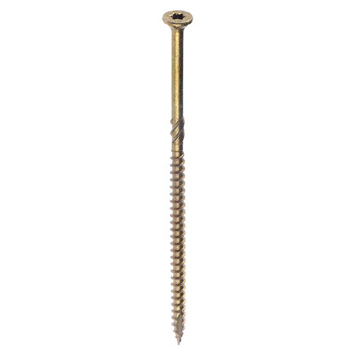 GRK Fasteners R4 No. 10 in. X 4 in. L Star Flat Head W-Cut Multi-Purpose Screws