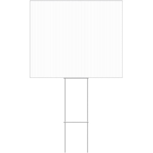 HILLMAN English White Blank Sign 20 in. H X 24 in. W