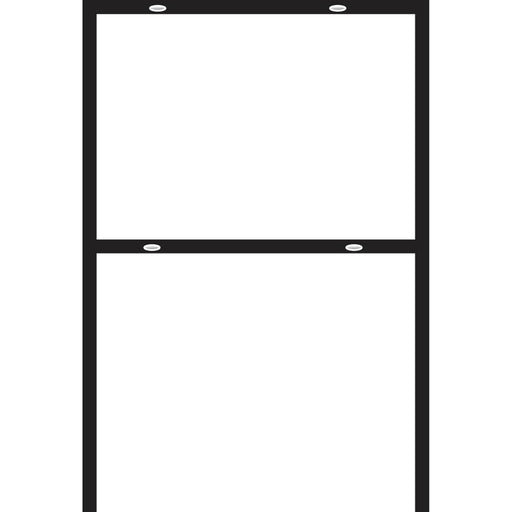 HILLMAN English Black Blank Sign Frame 24 in. H X 18 in. W