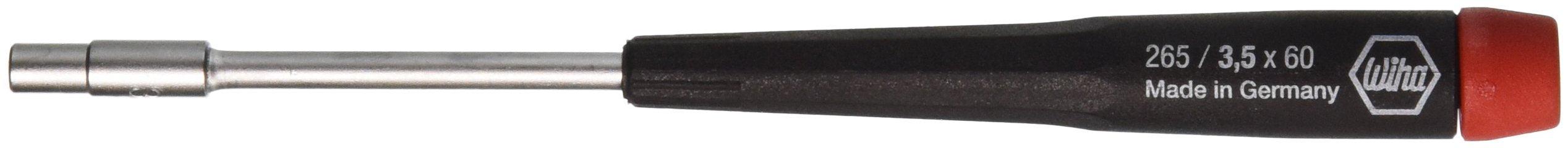 Wiha 96535 Nut Driver Metric Screwdriver with Precision Handle, 3.5 x 60mm