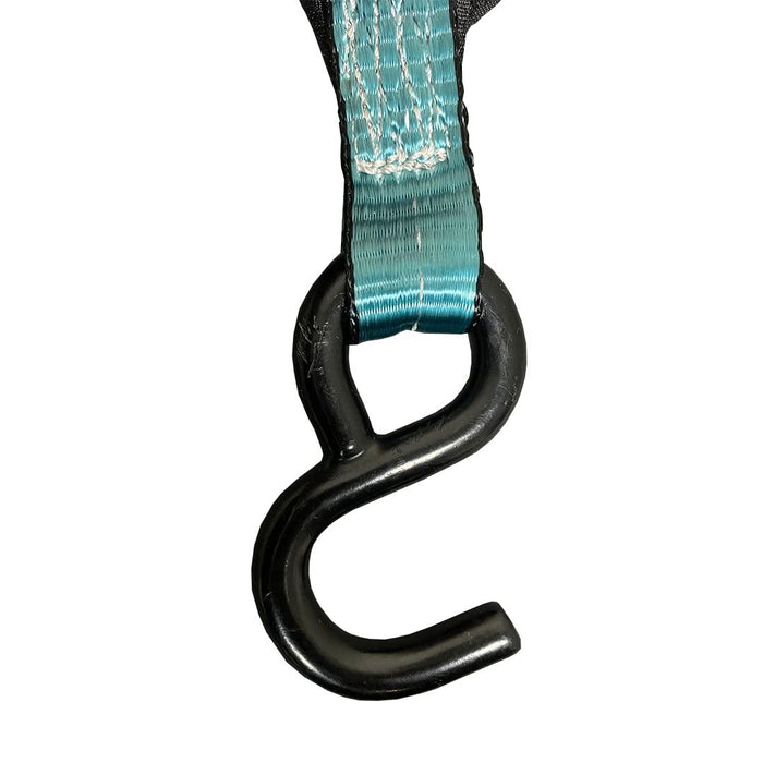 KUMA S21155-R- 1x15 HD/1000lbs/dark Teal Webbing/Reflective/Storage bag/velcro/2pk