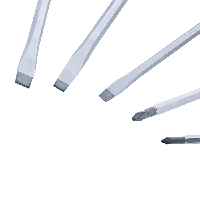 Wiha 5 Piece SoftFinish X Heavy Duty Slotted and Phillips Screwdriver Set