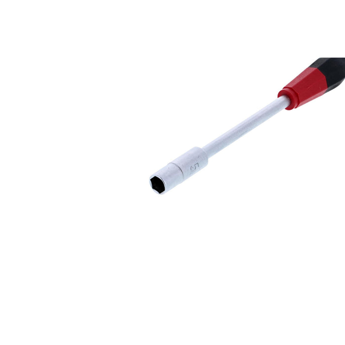 Wiha 26587 Nut Driver With Precision Soft PicoFinish Handle, Metric, 5.0 x 60mm