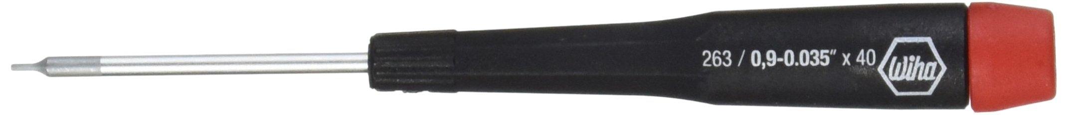 Wiha 96309 Hex Metric Screwdriver with Precision Handle, .35 x 40mm