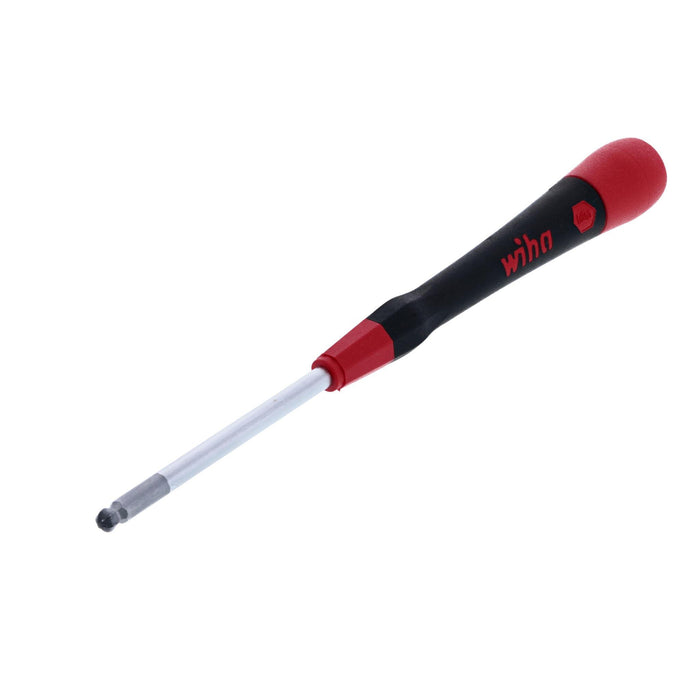 Wiha 26467 Ball End Hex Screwdriver with Precision Soft PicoFinish Handle, Inch, 5/32 x 60mm