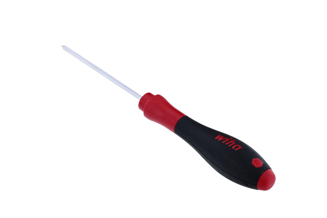 Wiha 36710 Ball End Hex Driver, with SoftFinish Handle, No Ring, Inch, .050 x 80mm