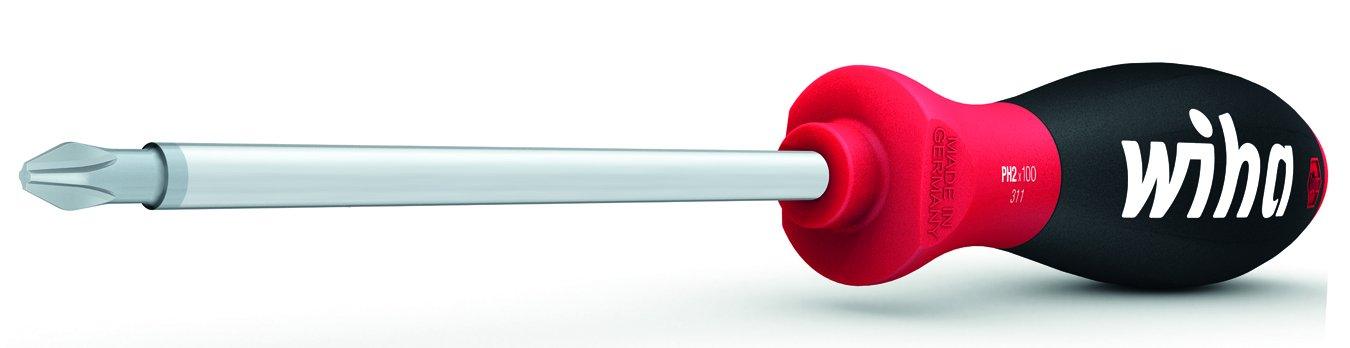 Wiha 8-Piece Slotted and Phillips Screwdriver Set with Soft Finish Handles