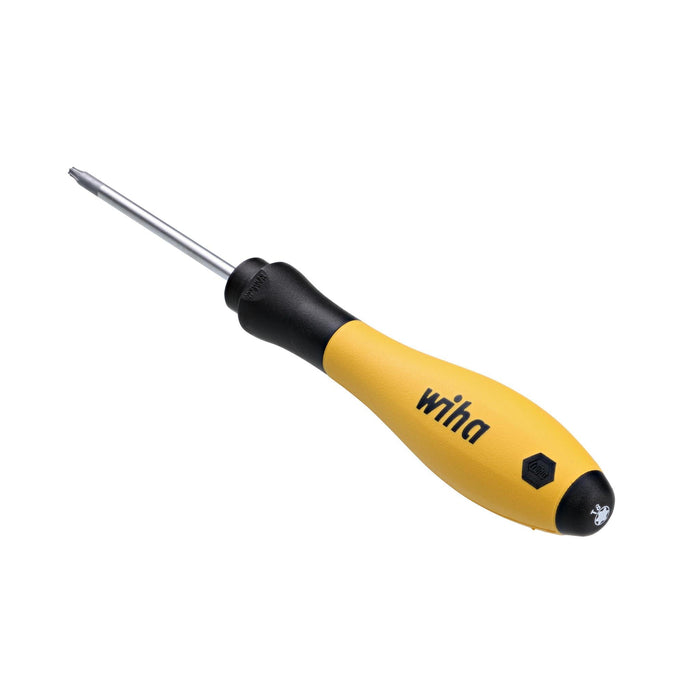 Wiha 36208 Torx Screwdriver, ESD Safe with SoftFinish Handle, T8 x 60mm