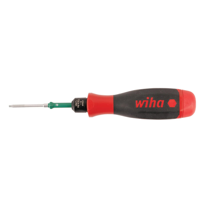 WIHA 29237 Easy Torque Handle 12.4-Inch/Pound 1.4Nm with Torx T9 Blade, Soft Finish