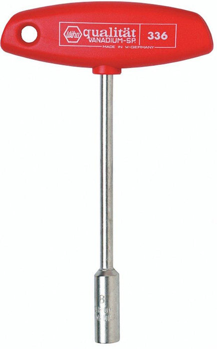 Wiha Tools Ergonomic Comfort Grip T-Handle Metric Nut Driver