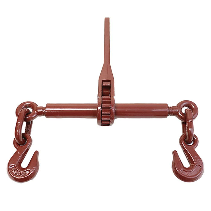 Boxer 2 Pack 5/16β β 3/8β Heavy Duty Ratchet Chain Load Binder with Forged Grab Hooks β Chain Binder Tie Down β 6,000WLL