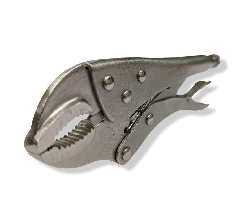 Tolsen 10in 250mm Locking Wrench Vise Grips Curved Jaw Clamp Pliers