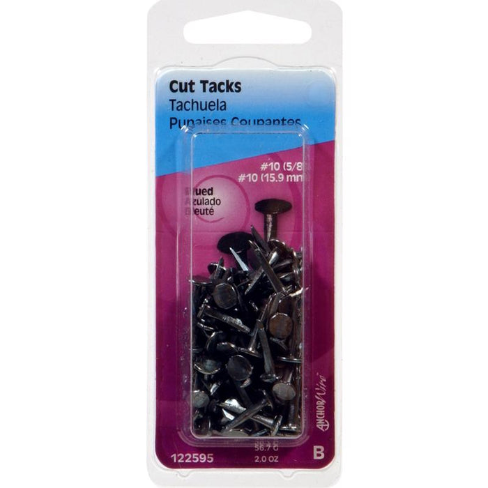 HILLMAN No. 10 X 5/8 in. L Blue Steel Cut Tacks 2 pk