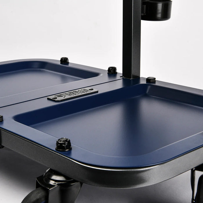 Ergonomic Car Wash Stool with Pro-Glide Casters Padded Seat Wash Bucket 350lb Capacity