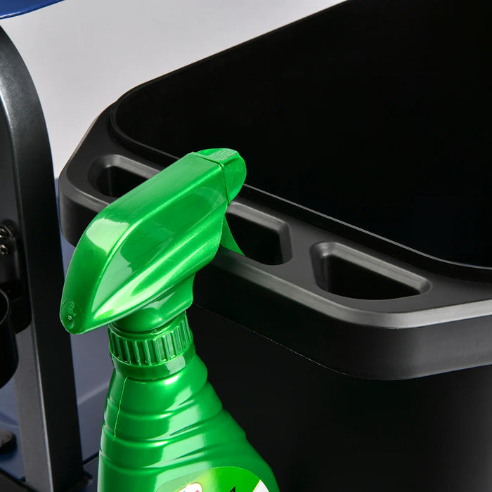 Ergonomic Car Wash Stool with Pro-Glide Casters Padded Seat Wash Bucket 350lb Capacity