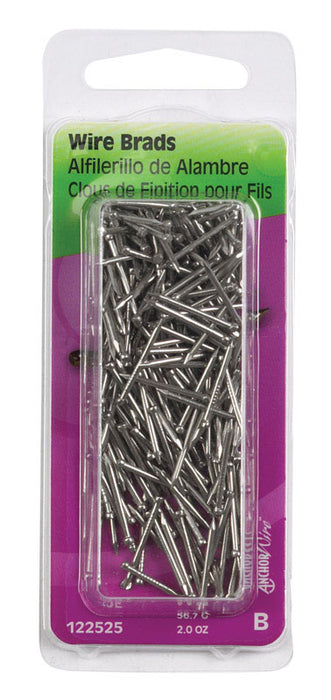 HILLMAN 18 Ga. X 3/4 in. L Stainless Steel Brad Nails 1 pk 2 oz